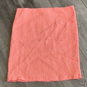 Haute monde stretchy coral skirt M